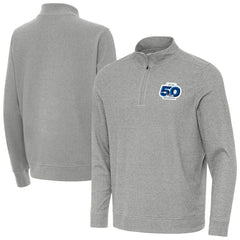 Antigua 50th Season Subtle Quarter-Zip Pullover - Seattle Seahawks