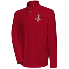 NHL Red Florida Panthers Fanatics 2025 Stanley Cup Champions Flex Quarter-Zip Pullover