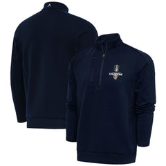 NHL Navy Florida Panthers Fanatics 2025 Stanley Cup Champions Genesis Quarter-Zip Pullover