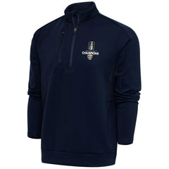NHL Navy Florida Panthers Fanatics 2025 Stanley Cup Champions Genesis Quarter-Zip Pullover