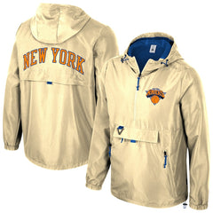 NBA New York Knicks Stadium Essentials Unisex 2025/26 City Edition Compete Quarter-Zip Hoodie Jacket