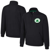 NBA Boston Celtics Stadium Essentials Unisex Varsity Trainer Quarter-Zip Pullover