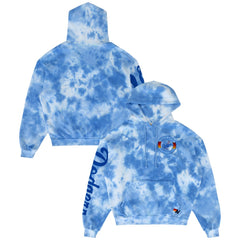 MLB Los Angeles Dodgers Aviator Nation x MLB Unisex Tie-Dye Tri-Blend Hoodie