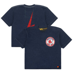 MLB Boston Red Sox Aviator Nation x MLB Women's Cropped Boyfriend Tri-Blend T-Shirt