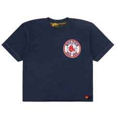 MLB Boston Red Sox Aviator Nation x MLB Women's Cropped Boyfriend Tri-Blend T-Shirt