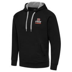 Antigua Streak Victory Pullover Hoodie - Cincinnati Bengals