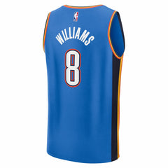 NBA Jalen Williams Oklahoma City Thunder 2025 NBA Finals Champions Fast Break Replica Player Jersey