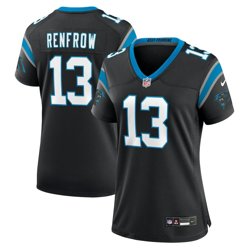 Hunter Renfrow Women's Team Game Jersey - Carolina Panthers