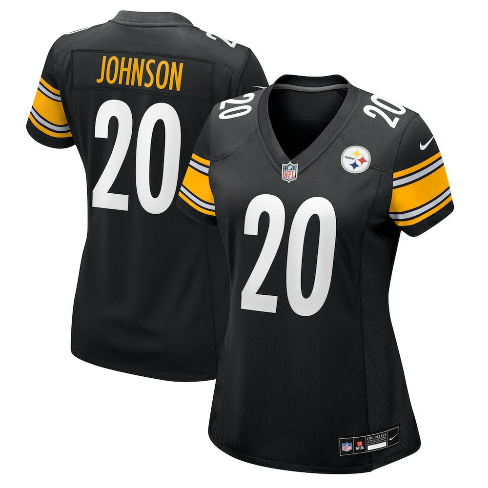 Kaleb Johnson Women's Team Game Jersey - Pittsburgh Steelers
