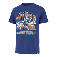 NHL Royal Connor McDavid Edmonton Oilers '47 Franklin Player Name & Number T-Shirt