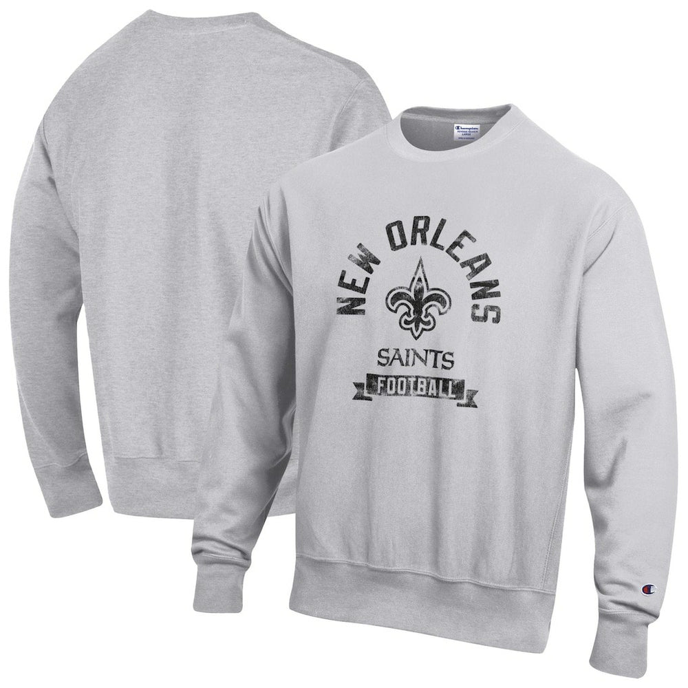 Reverse Weave Fleece Pullover Sweatshirt - New Orleans Saints