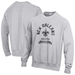 Reverse Weave Fleece Pullover Sweatshirt - New Orleans Saints