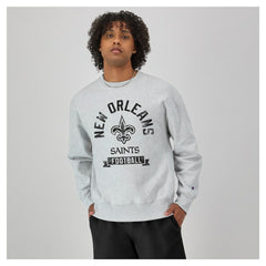 Reverse Weave Fleece Pullover Sweatshirt - New Orleans Saints