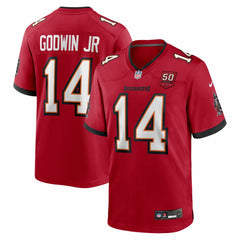 Chris Godwin Jr. 50th Season Team Game Jersey - Tampa Bay Buccaneers