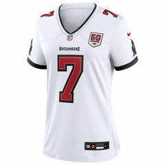 Bucky Irving Women's 50th Season White Game Jersey - Tampa Bay Buccaneers