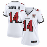 Chris Godwin Jr. Women's 50th Season White Game Jersey - Tampa Bay Buccaneers