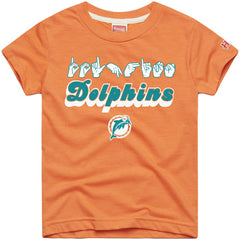 Homage Youth Love Sign x ASL 2.0 Tri-Blend T-Shirt - Miami Dolphins