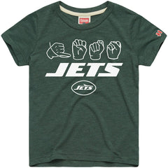 Homage Youth Love Sign x ASL 2.0 Tri-Blend T-Shirt - New York Jets