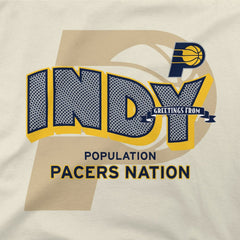 NBA Indiana Pacers Stadium Essentials Unisex Greetings From T-Shirt