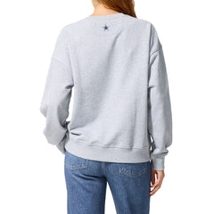 Terez Women's Retro Gems Fleece Crewneck Sweatshirt - Dallas Cowboys