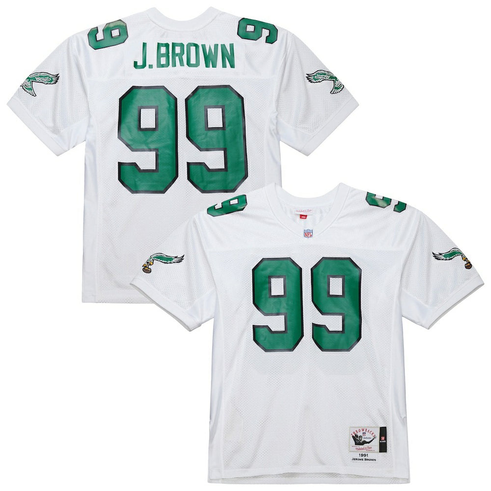 Jerome Brown 1991 Authentic Throwback Retired Player Jersey - Philadelphia Eagles