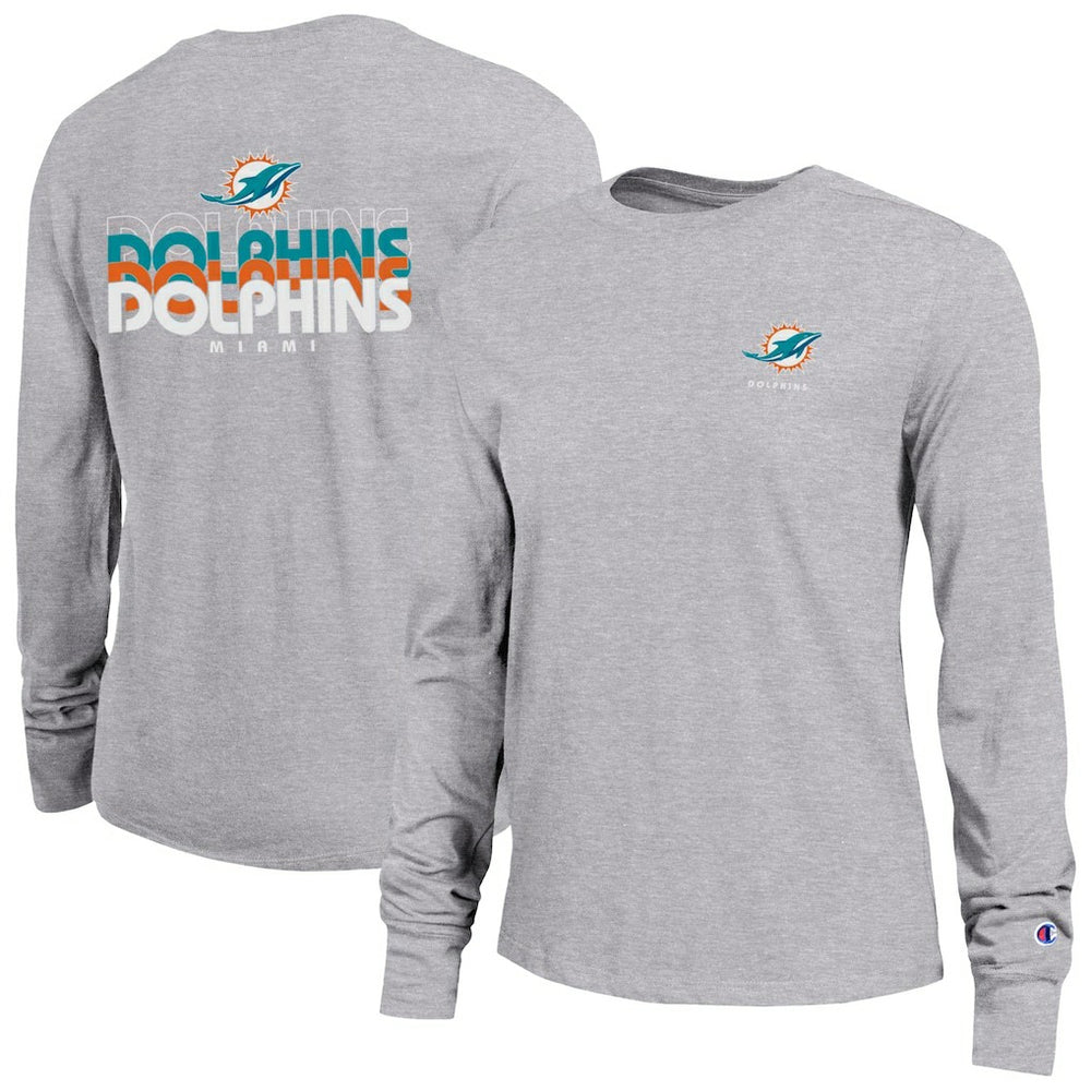 Women's Core Long-Sleeve T-Shirt - Miami Dolphins