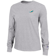 Women's Core Long-Sleeve T-Shirt - Miami Dolphins