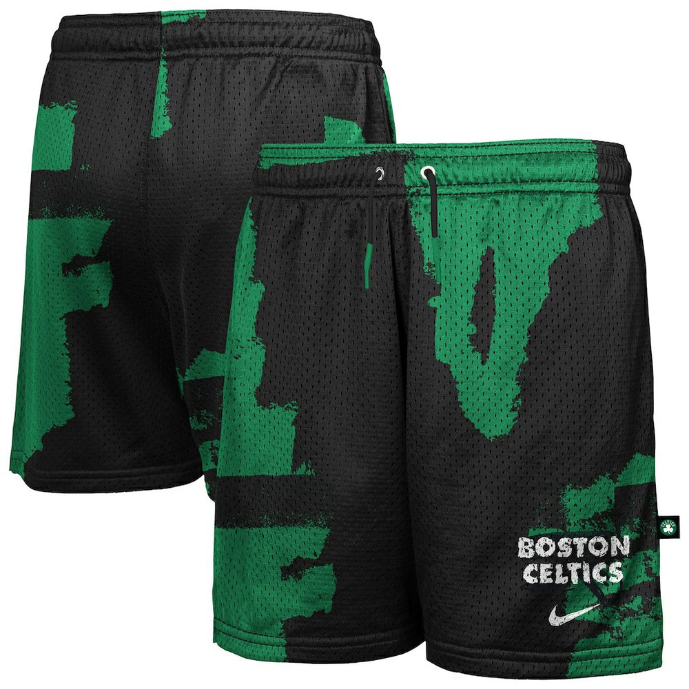 NBA Boston Celtics Youth Courtside Pro Shot Dri-FIT Mesh Practice Shorts