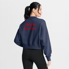 MLB Boston Red Sox Nike Women's Primetime Phoenix Fleece Half-Zip Sweatshirt