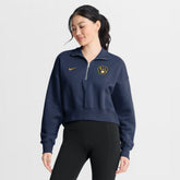 MLB Milwaukee Brewers Nike Women's Primetime Phoenix Fleece Half-Zip Sweatshirt