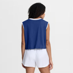 MLB Los Angeles Dodgers Nike Women's Primetime Loose Dri-FIT Cropped Tank Top