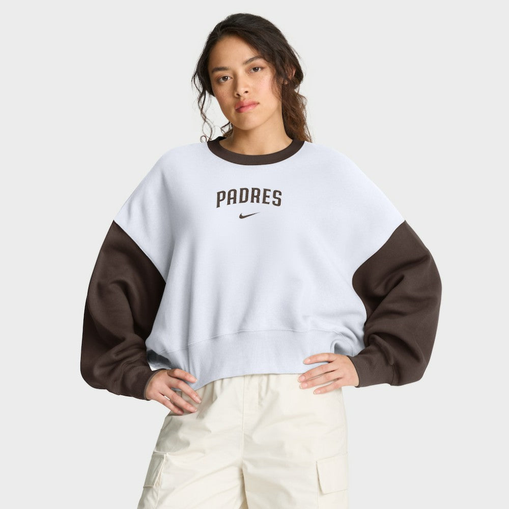 MLB San Diego Padres Nike Women's Oversized High Hip Fleece Sweatshirt