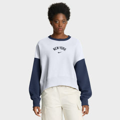 MLB New York Yankees Nike Women's Oversized High Hip Fleece Sweatshirt