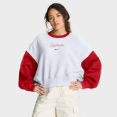 MLB St. Louis Cardinals Nike Women's Oversized High Hip Fleece Sweatshirt