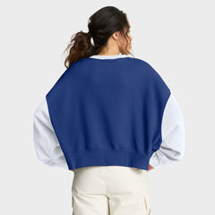 MLB New York Mets Nike Women's Oversized High Hip Fleece Sweatshirt