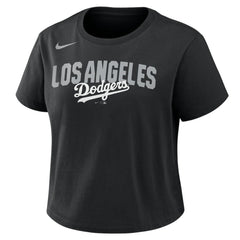MLB Los Angeles Dodgers Nike Women's Mod Cropped T-Shirt