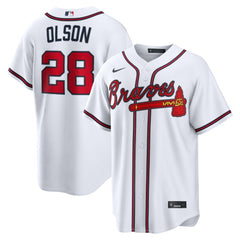 MLB Matt Olson Atlanta Braves Nike Home Replica Jersey