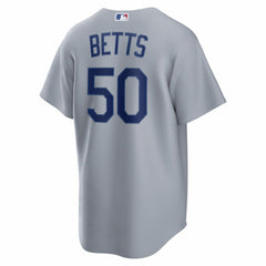 MLB Mookie Betts Los Angeles Dodgers Nike Road Replica Jersey