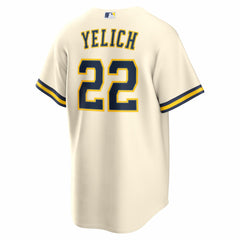 MLB Christian Yelich Milwaukee Brewers Nike Home Replica Jersey