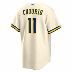 MLB Jackson Chourio Milwaukee Brewers Nike Home Replica Jersey