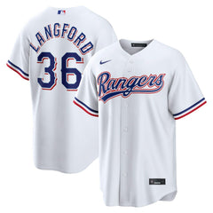 MLB Wyatt Langford Texas Rangers Nike Home Replica Jersey