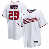 MLB James Wood Washington Nationals Nike Home Replica Jersey