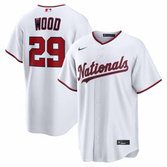 MLB James Wood Washington Nationals Nike Home Replica Jersey
