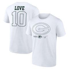 Jordan Love Tonal Name & Number T-Shirt - Green Bay Packers