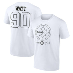 T.J. Watt Tonal Name & Number T-Shirt - Pittsburgh Steelers