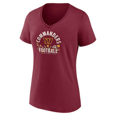 Jayden Daniels Women's Floral Name & Number V-Neck T-Shirt - Washington Commanders