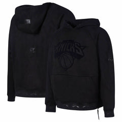 NBA New York Knicks Protege Eco-Friendly Functional Suede Fashion Tonal Hoodie