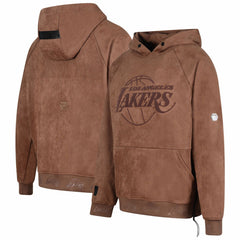 NBA Los Angeles Lakers Protege Eco-Friendly Functional Suede Fashion Tonal Hoodie