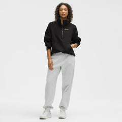 NHL Black|Black Anaheim Ducks lululemon Women's Long Scuba Oversized Half-Zip Funnel Neck