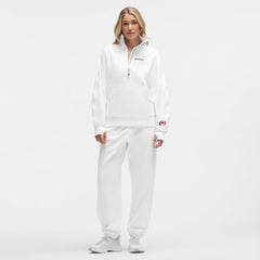 NHL White|White Carolina Hurricanes lululemon Women's Long Scuba Oversized Half-Zip Funnel Neck